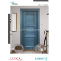 Placage naturel Bleu foncé Patina Porte intérieure moulue de luxe